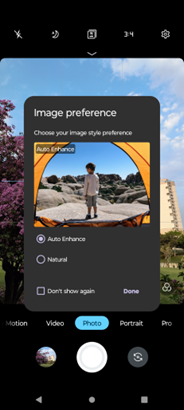 Motorola facilita la edición fotográfica con Auto Enhance de Google Fotos